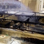 إخماد حريق على سطح مبنى السورية للتجارة في كفرسوسة بدمشق