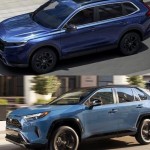 مقارنة مثيرة بين طراز تويوتا RAV4 وأقرب منافسيه هوندا CR-V.. من الأفضل؟