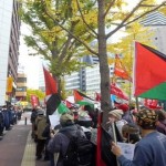 مظاهرتان في براغ وأوساكا تضامناً مع الشعب الفلسطيني وتنديداً بالعدوان الإسرائيلي عليه