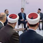 الرئيس الأسد يؤكد خلال لقائه عدداً من كبار علماء الشام دور المؤسسة الدينية بترسيخ الاستقرار من خلال مقاربتها الصحيحة للشؤون الدينية