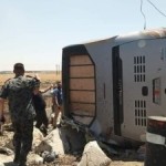 وفاة عشرة أشخاص جراء تدهور حافلة ركاب على طريق حمص – دمشق