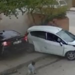 طار من نافذة السيارة.. بالفيديو طفل ينجو بأعجوبة