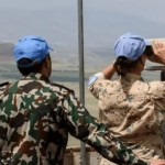 قوة من حفظ السلام تدخل حرش الجبيلية غربي نوى لتوثيق انتهاكات الاحتلال الإسرائيلي