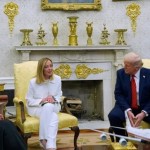 ترامب والبيت الأبيض أربكاها.. مترجمة ميلوني تعتذر عن تلعثمها