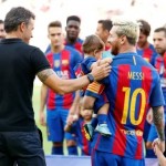 ميسي يصطدم بمدربه إنريكي بعد خلافات وتوتر في برشلونة