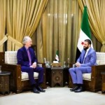 الشرع يلتقي في دمشق المبعوث الأممي إلى سوريا