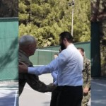 صورة تظهر الموقع.. أين لعب الرئيس الشرع كرة السلة مع القادة الأميركيين؟