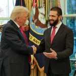 الشرع يغادر البيت الأبيض بعد اجتماعه مع ترامب.. الخزانة الأميركية تعلق العقوبات بموجب قانون قيصر جزئياً لمدة 180 يوماً