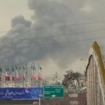 حريق ضخم يلتهم سوقاً كبيراً في طهران.. والسبب غامض