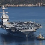 أكبر حاملة طائرات أمريكية تغادر جزيرة كريت إلى إسرائيل