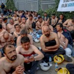 تركيا توقف 110 عمال ساروا 200 كلم وأضربوا عن الطعام للمطالبة بأجورهم