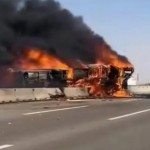 21 قتيلاً في انقلاب حافلة نقل ركاب في جنوب العراق