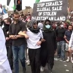 احتجاجات في لندن ضد معرض لمشاريع إسرائيلية في الأراضي الفلسطينية المحتلة