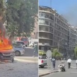 انفجارات قرب مقر إقامة ماكرون في دمشق قبيل محادثاته مع الشرع 