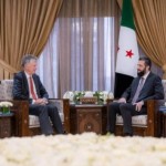 الرئيس الشرع يلتقي مستشار الأمن القومي في المملكة المتحدة