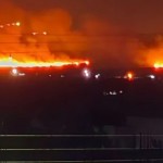 قصف مدفعي إسرائيلي يشعل حريقا في ريف القنيطرة الشمالي