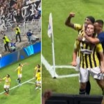 بالفيديو.. اشتباكات ومحاولة اعتداء على غندوزي عقب مباراة ليون وفنربخشة