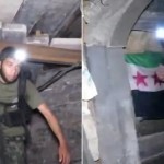 علم الثورة السورية في أنفاق القسام بغزة.. فما القصة؟